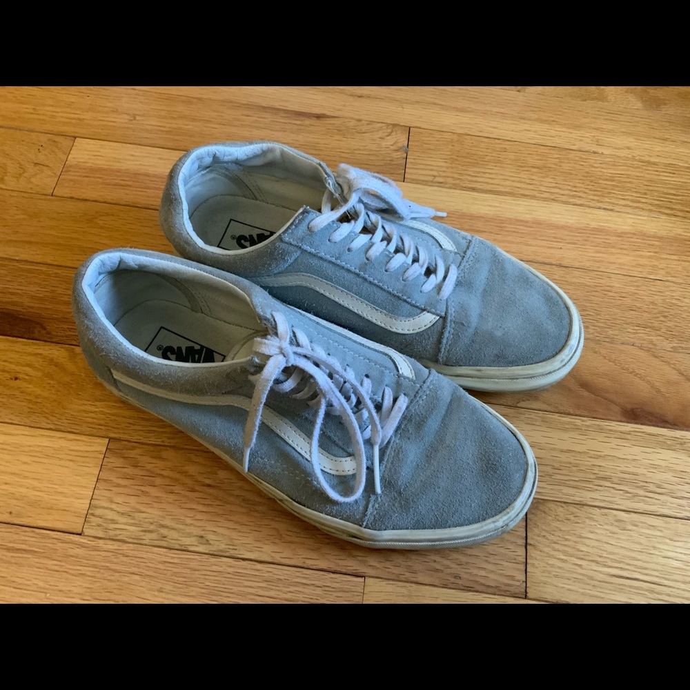 Sky-blue Vans